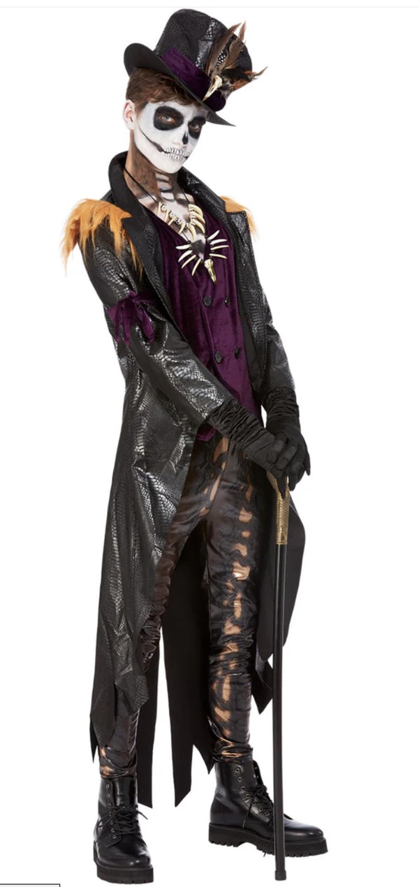 Voodoo Witch Doctor Deluxe Mens Halloween Costume